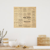 Poster Publicité pour l'huile (Cuisine)