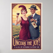 Poster Publicité pour vin de récolte rubis vintage 1920 (Devant)