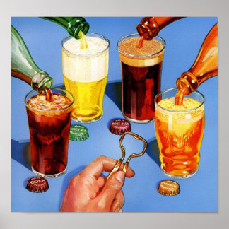 Poster Publicité Retro Soda Pop