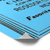 Poster Publicité sur les cigarettes salées (Coin)