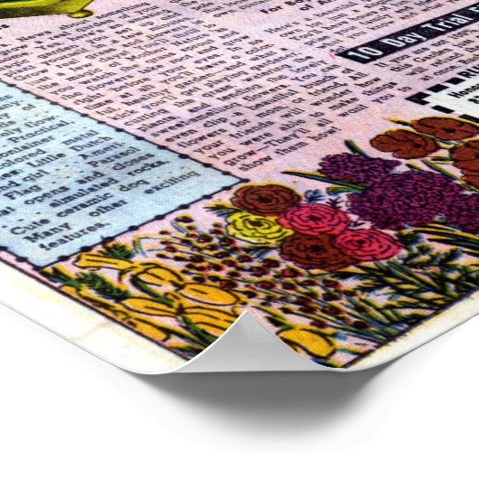 Poster Publicité vintage (Coin)