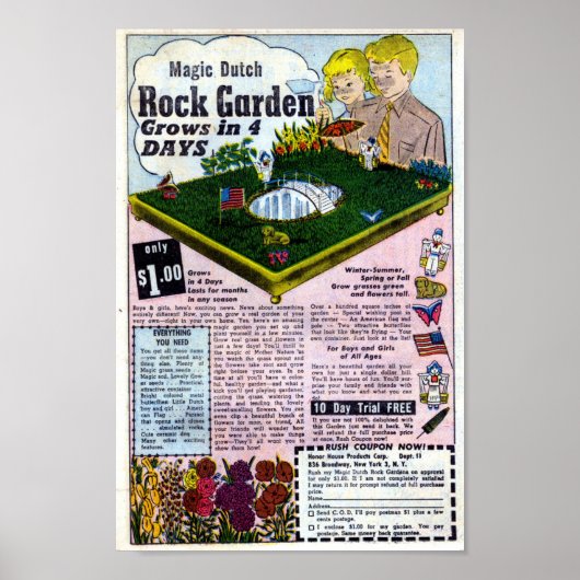 Poster Publicité vintage (Devant)