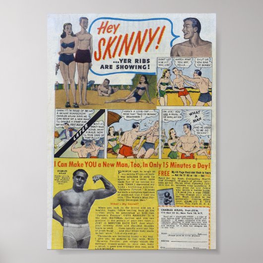 Poster Publicité vintage (Devant)