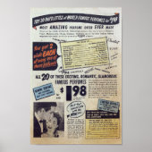 Poster Publicité vintage (Devant)