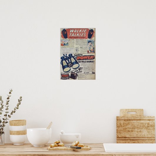 Poster Publicité vintage (Cuisine)
