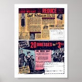 Poster Publicité vintage (Devant)