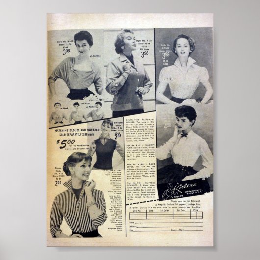 Poster Publicité vintage (Devant)