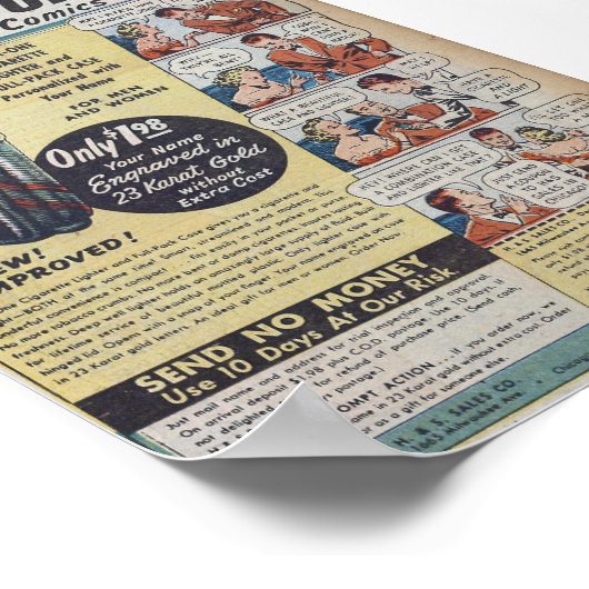 Poster Publicité vintage (Coin)