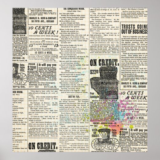 Poster publicité vintage (Devant)