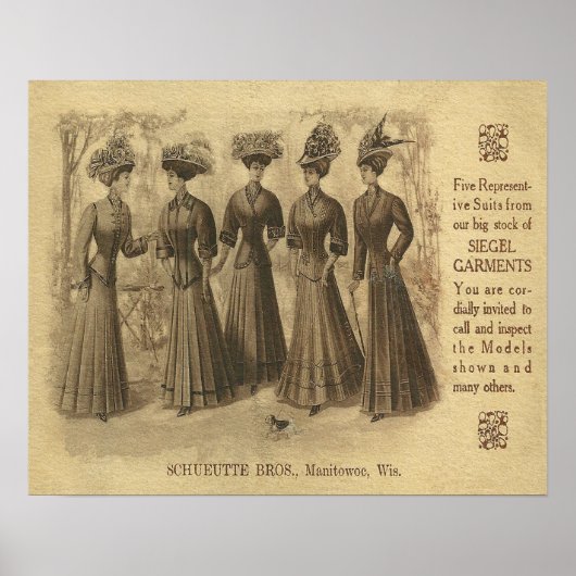 Poster Publicité vintage (Devant)