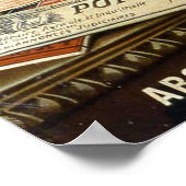 Poster Publicité vintage Absinthe Bourgeois (Coin)