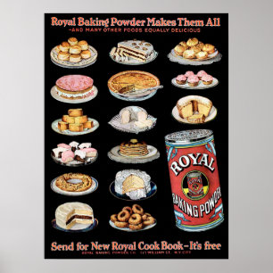 Poster Publicité vintage : Aliments et boissons