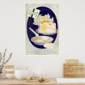 Poster Publicité vintage : Aliments et boissons (Cuisine)