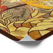 Poster Publicité vintage American Crescent Cycles (Coin)