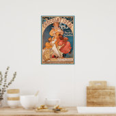 Poster Publicité Vintage au chocolat français (Cuisine)