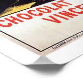 Poster Publicité vintage au chocolat français (Coin)