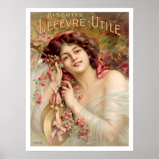 Poster Publicité vintage Biscuit (Devant)