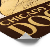 Poster Publicité vintage Chicago Dog Show (Coin)