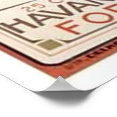 Poster publicité vintage cigarette (Coin)