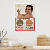Poster publicité vintage cigarette (Cuisine)