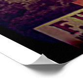 Poster Publicité vintage de bière tropicale (Coin)