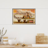 Poster Publicité vintage de café New York (Cuisine)