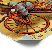 Poster Publicité vintage de cirque (Coin)