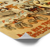 Poster Publicité vintage de cirque (Coin)