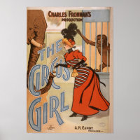 Publicité vintage de cirque