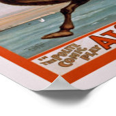 Poster Publicité vintage de comédie (Coin)