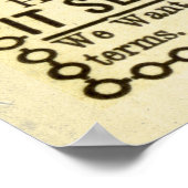 Poster Publicité vintage de couteau de 1899 (Coin)