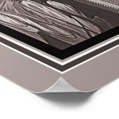 Poster Publicité Vintage de la radio Achille Mauzan (Coin)