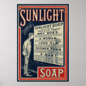 Poster Publicité vintage de savon (Devant)