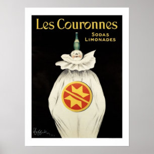 Poster Publicité vintage de soda à la citronnade