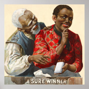 Poster Publicité vintage de tabac