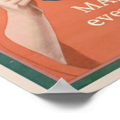 Poster Publicité Vintage de thé (Coin)