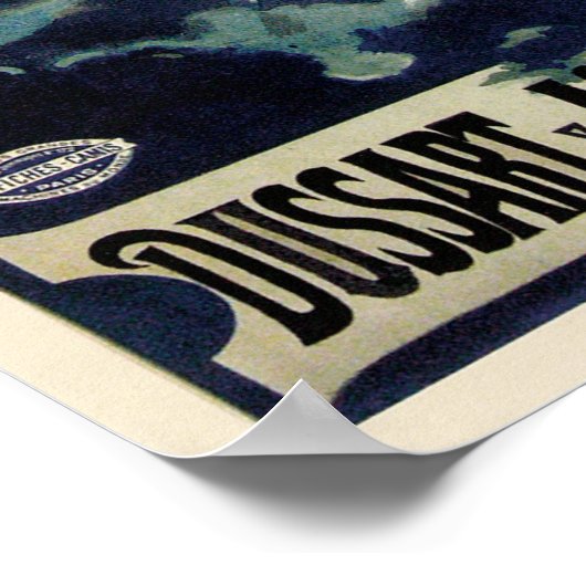 Poster Publicité vintage de vélos (Coin)