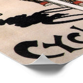 Poster Publicité vintage de vélos (Coin)