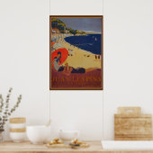 Poster Publicité vintage de voyage (Cuisine)