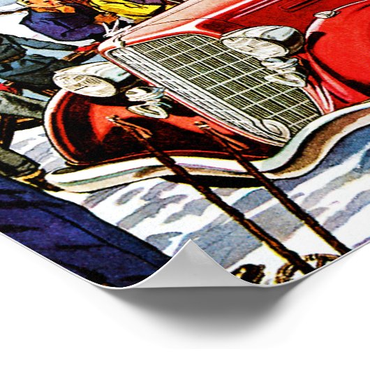 Poster Publicité vintage Hudson Automobile (Coin)