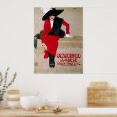 Poster Publicité vintage Italienne Chaussure Factory (Cuisine)
