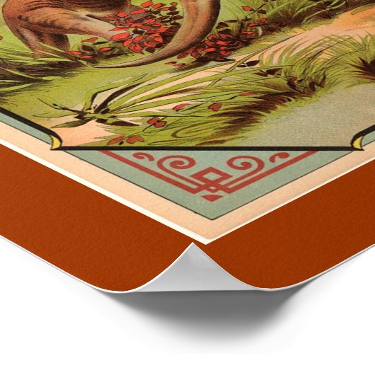 Poster Publicité vintage Kangaroo (Coin)