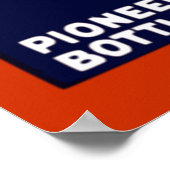 Poster Publicité vintage Pioneer Root Beer Soda (Coin)