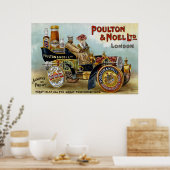 Poster Publicité vintage Poulton & Noel (Cuisine)