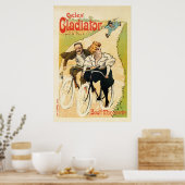 Poster Publicité vintage pour bicyclettes (Cuisine)