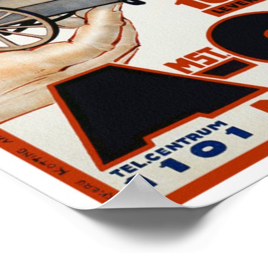 Poster Publicité vintage : Restaurant & Restauration (Coin)