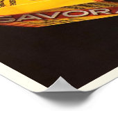 Poster Publicité vintage Savora Conditionnement (Coin)