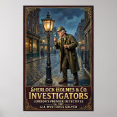 Poster Publicité Vintage Sherlock Holmes (Devant)