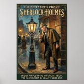 Poster Publicité Vintage Sherlock Holmes (Devant)