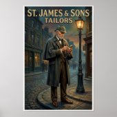 Poster Publicité Vintage Sherlock Holmes (Devant)
